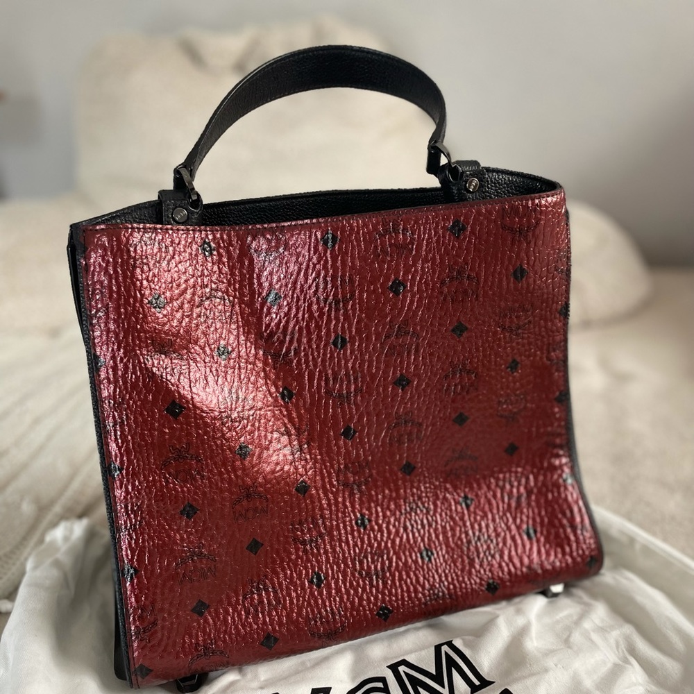 Authentic MCM bucket bag